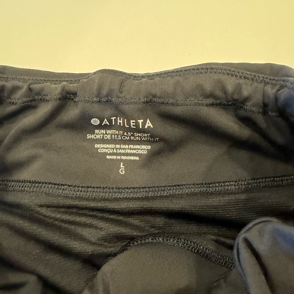 Athleta black shorts